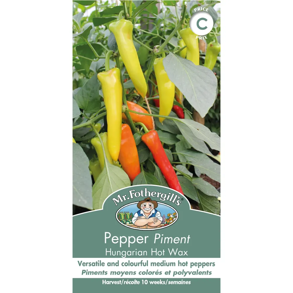 SEMENCES DE LEGUMES: PIMENT - HUNGARIAN HOT WAX FOOTPRINT PRODUCTS LIMITED
