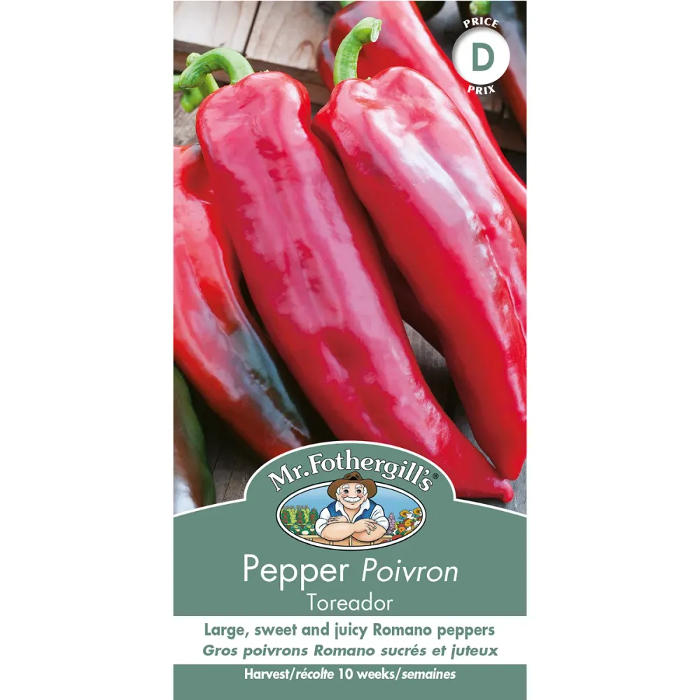 SEMENCES DE LEGUMES: POIVRON - TOREADOR FOOTPRINT PRODUCTS LIMITED