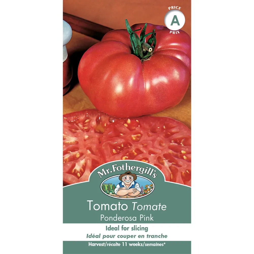SEMENCES DE LEGUMES: TOMATE - PONDEROSA PINK FOOTPRINT PRODUCTS LIMITED