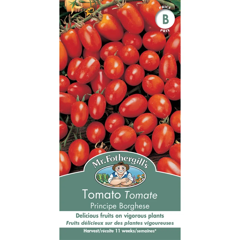 SEMENCES DE LEGUMES: TOMATE - PRINCIPE BORGHESE FOOTPRINT PRODUCTS LIMITED