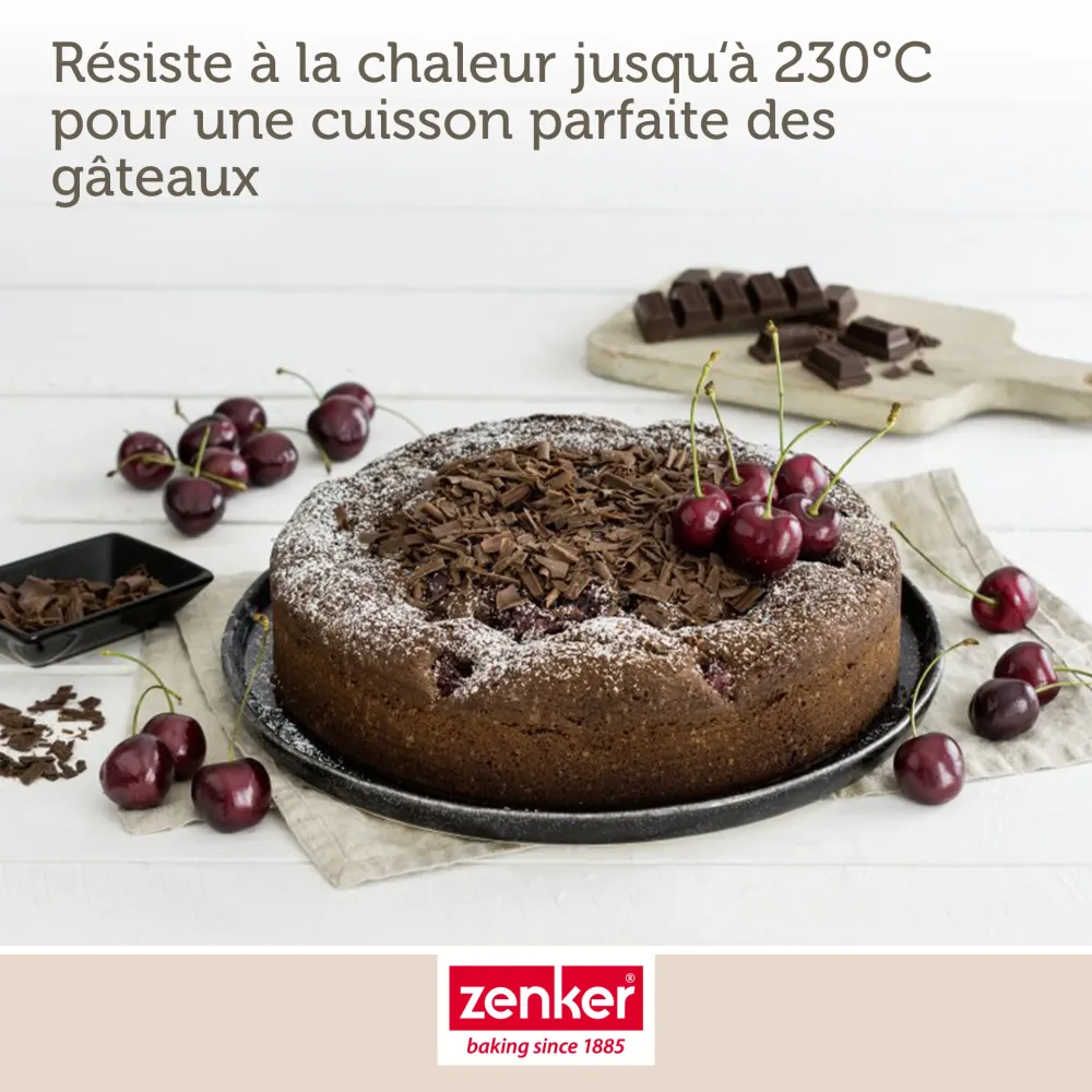 Set pâtisserie avec moule à manqué 20 cm, 2 bols à mixer, verre mesureur et spatule Zenker