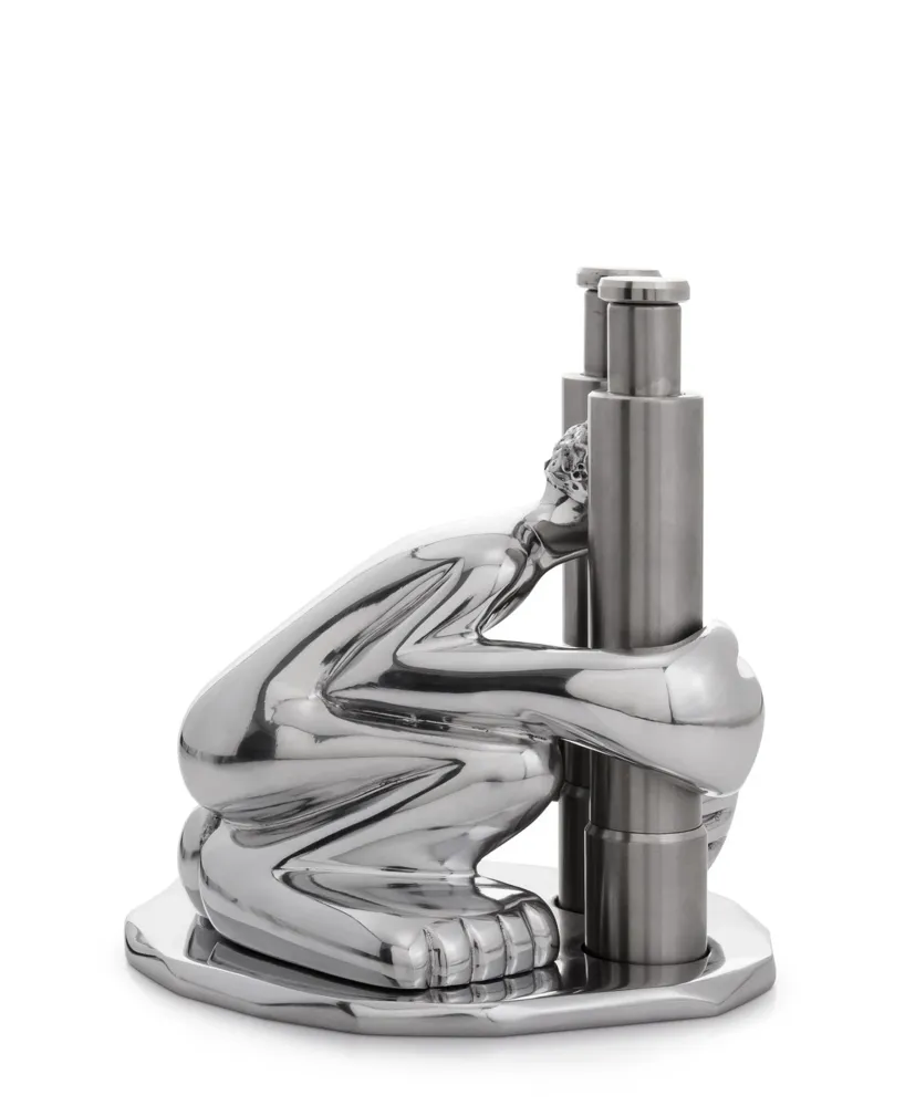 Carrol Boyes Salt & Pepper Set Daily Grind - Ton argent