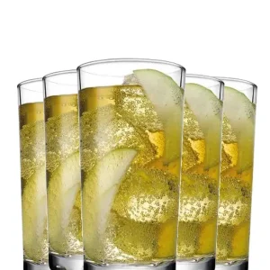 Chemins de Table Pasabahce 6 Piece 250ml Karaman Hiball Set - Limpide