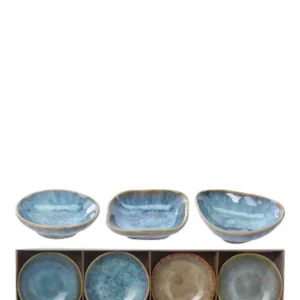 Excellent Houseware 4 Piece Snack Bowl Set - Assorted
