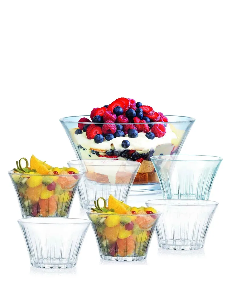 Luminarc Lance 7 Piece Salad Bowl Set - Cristallin