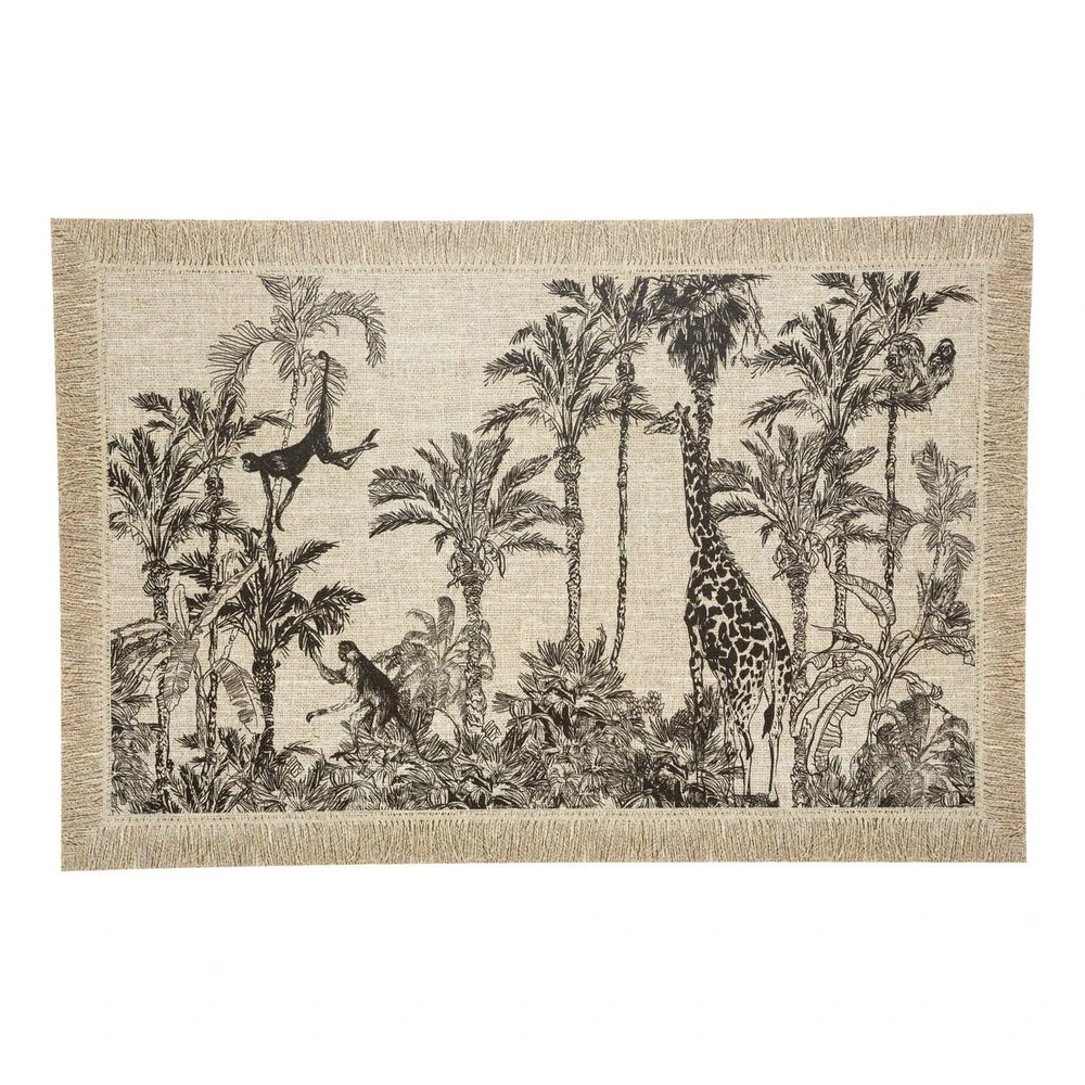 Set de table "safari" - vinyle - 45x30 cm pour Fêtes