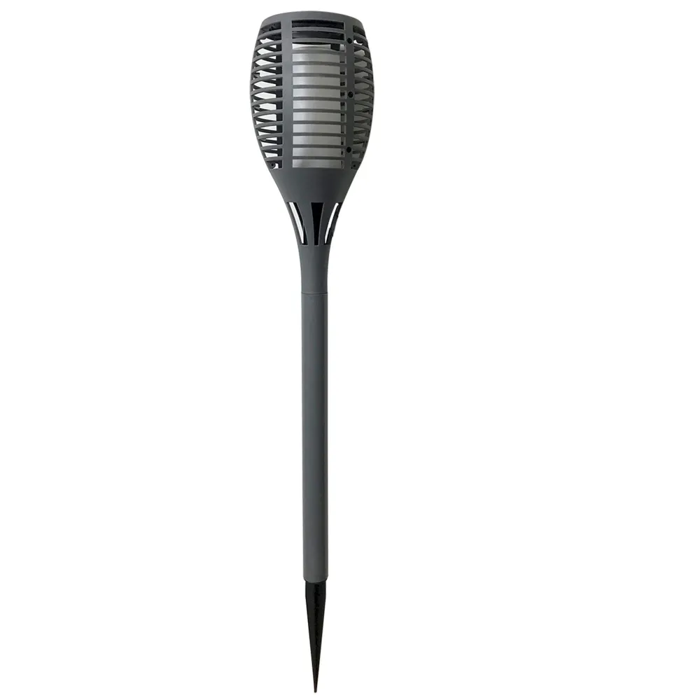 Lampe torche LED à piquer Näve, hauteur : 78 cm, grise Naeve