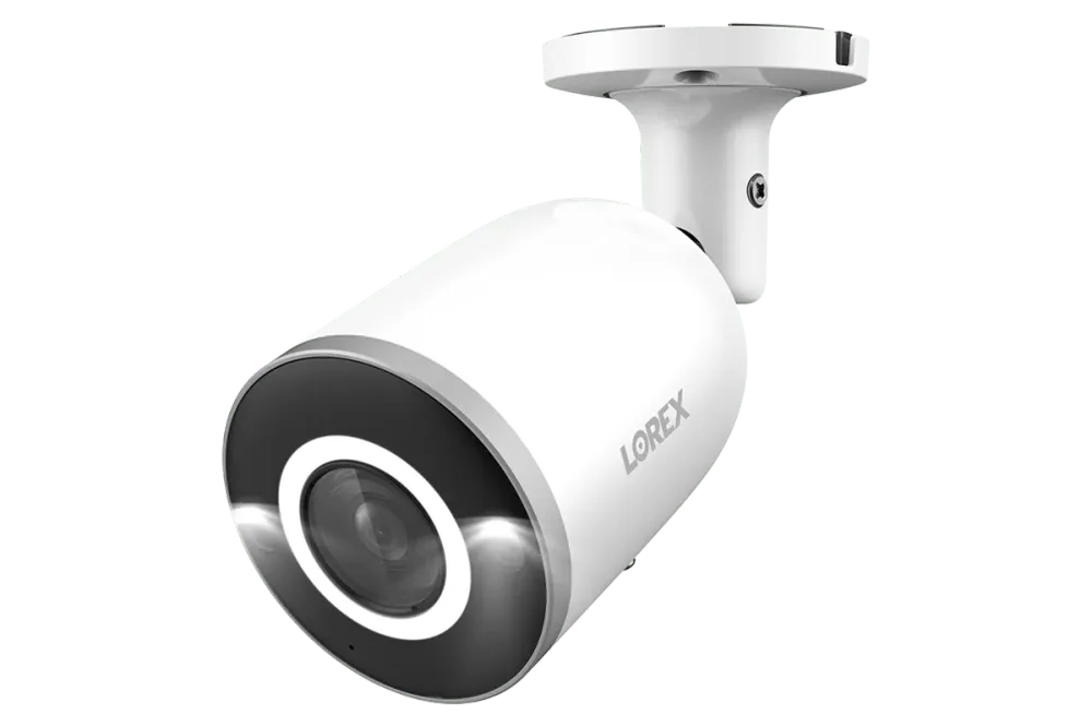 Lorex Fusion 4K (capable de 16 caméras) Système NVR filaire de 3 To avec caméra Bullet doté d'un éclairage de sécurité int...