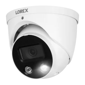 Système NVR Lorex Fusion 4K 16 canaux (8 filaires + 8 Wi-Fi) 2 To avec caméras dôme avec dissuasion intelligente et audio...