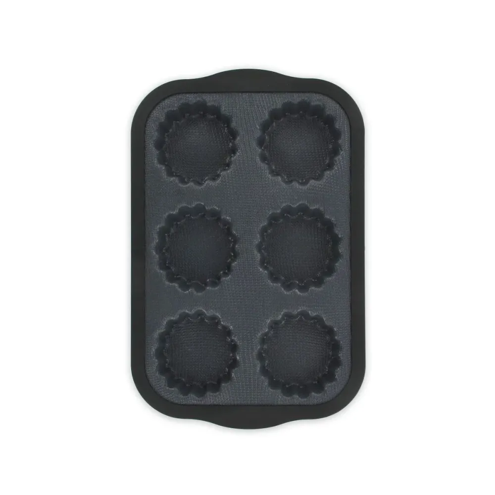 Moule 6 compact tartelettes 28 x 18 cm Zenker Silicone fibre de verre
