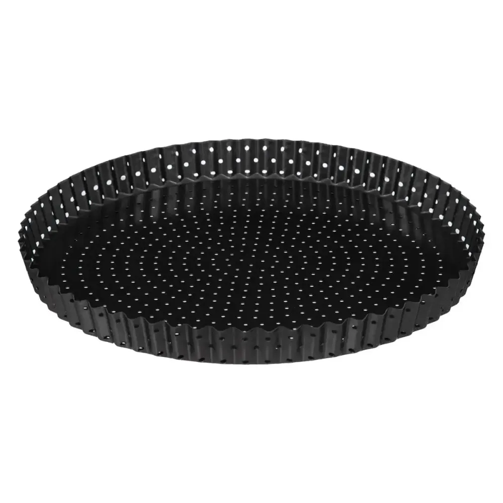 Moule à tarte en métal perforé – Qualité & Prix chez Alpha55 – L’alliance parfaite entre style et utilité avec poignée erg...