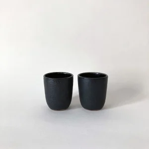 SET 2 TASSES CHARBON Clémentine Giaconia Ceramics