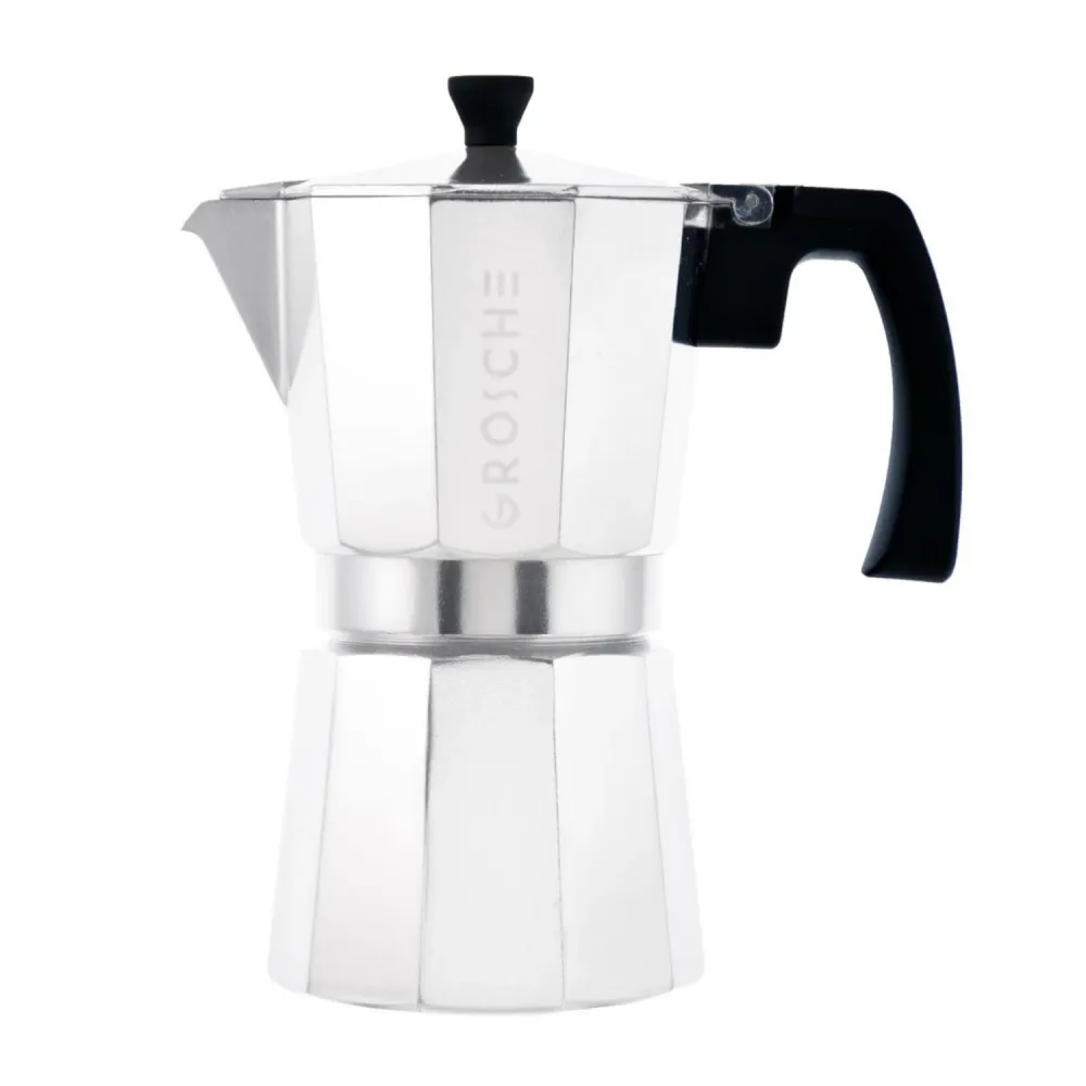 Grosche Milano Espresso Maker - Argent / 9-Cup / 15.2 fl. oz