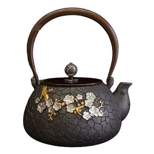 Bouilloire en Fonte <br> Fleur de cerisier 1.1L Theieres Du Monde