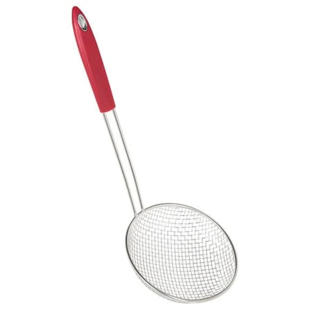 Écumoire en inox avec manche en plastique chez Alpha55 – Qualité & … – Accessoire fondamental au quotidien