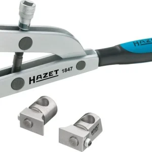 Pince pour soufflet d'axe Hazet carré creux 10 mm (3/8 pouce) 2 paires de mâchoires (droites et 90°) incluses dan...