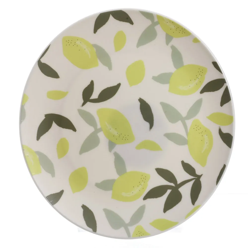 Assiettes citrons 20cm Stokomani
