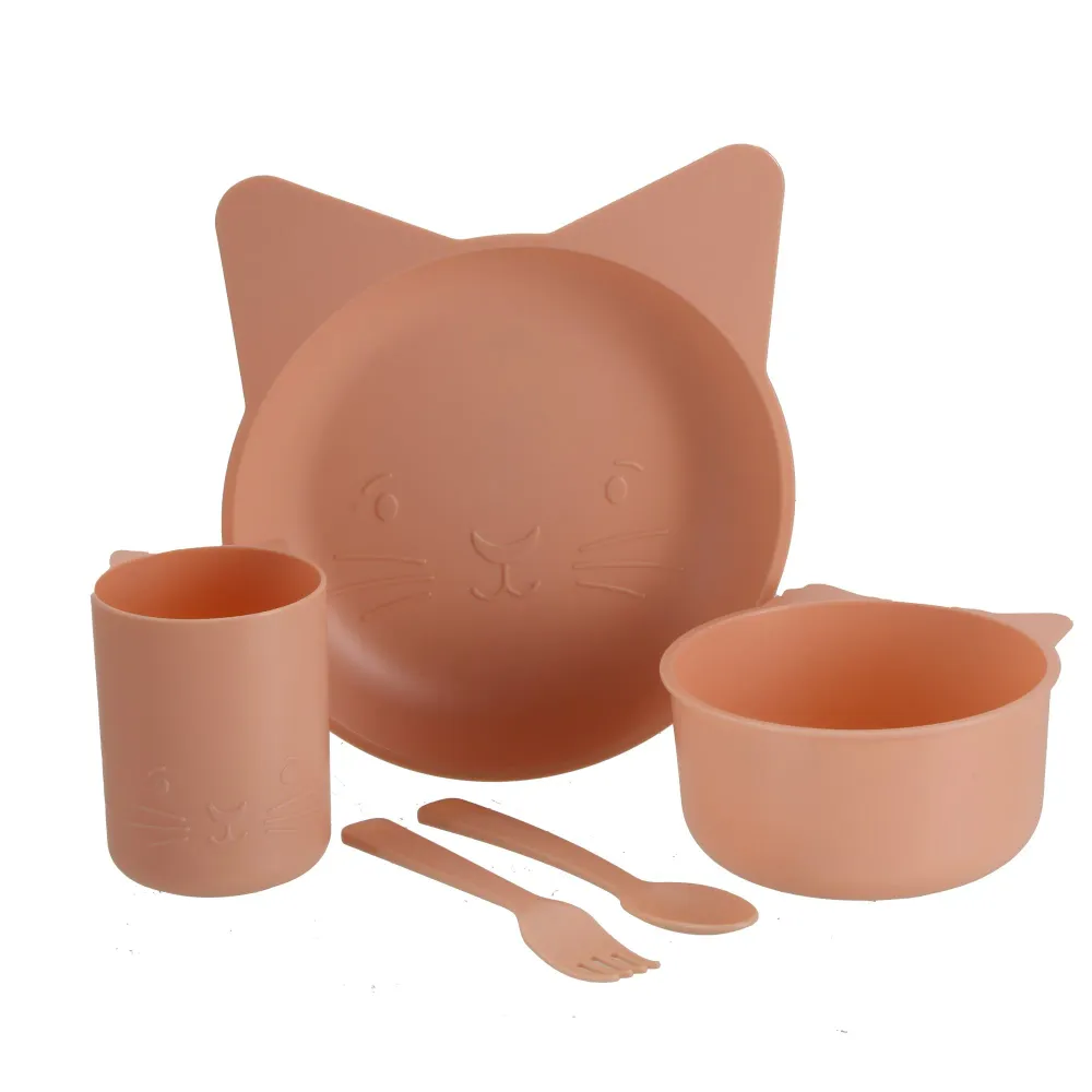Set de repas pour enfant - Rose Stokomani