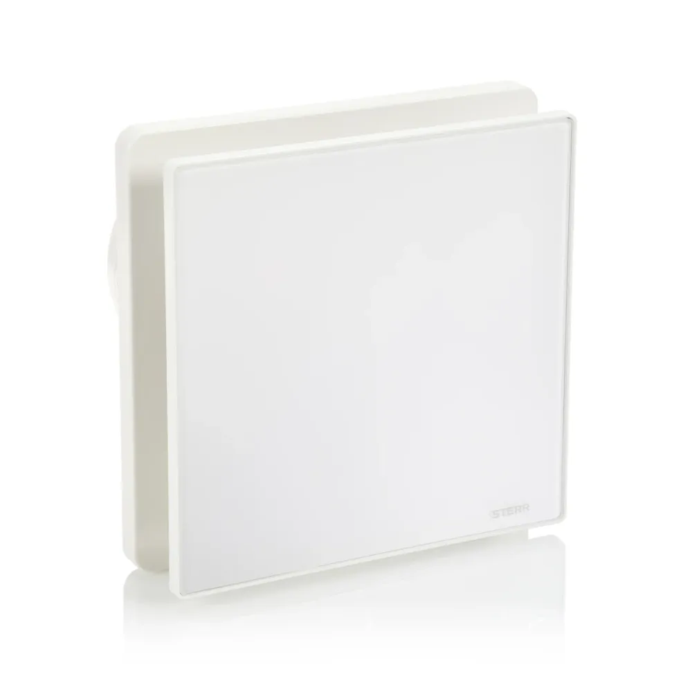 STERR BFS100 - 100 mm Extracteur de Salle de Bain, 90 m³/h, Blanc