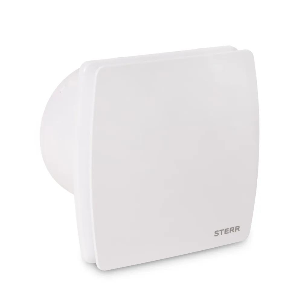 STERR LFS150-QH - 150 mm Extracteur de Salle de Bain, avec capteur d'humidité, 240 m³/h, Blanc